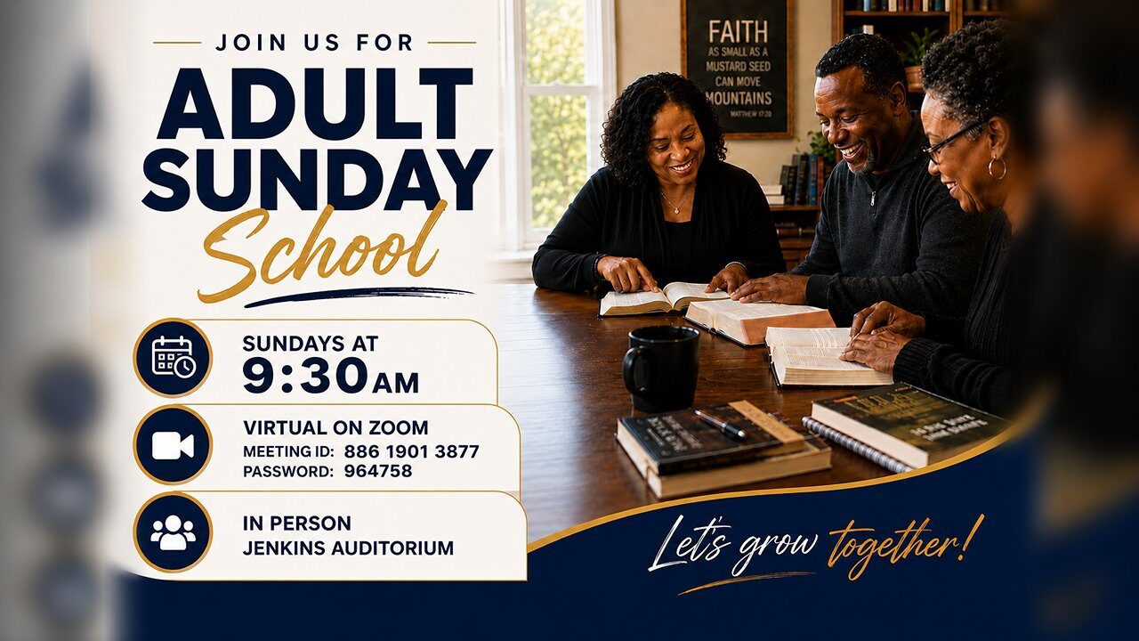 Adult Sunday School