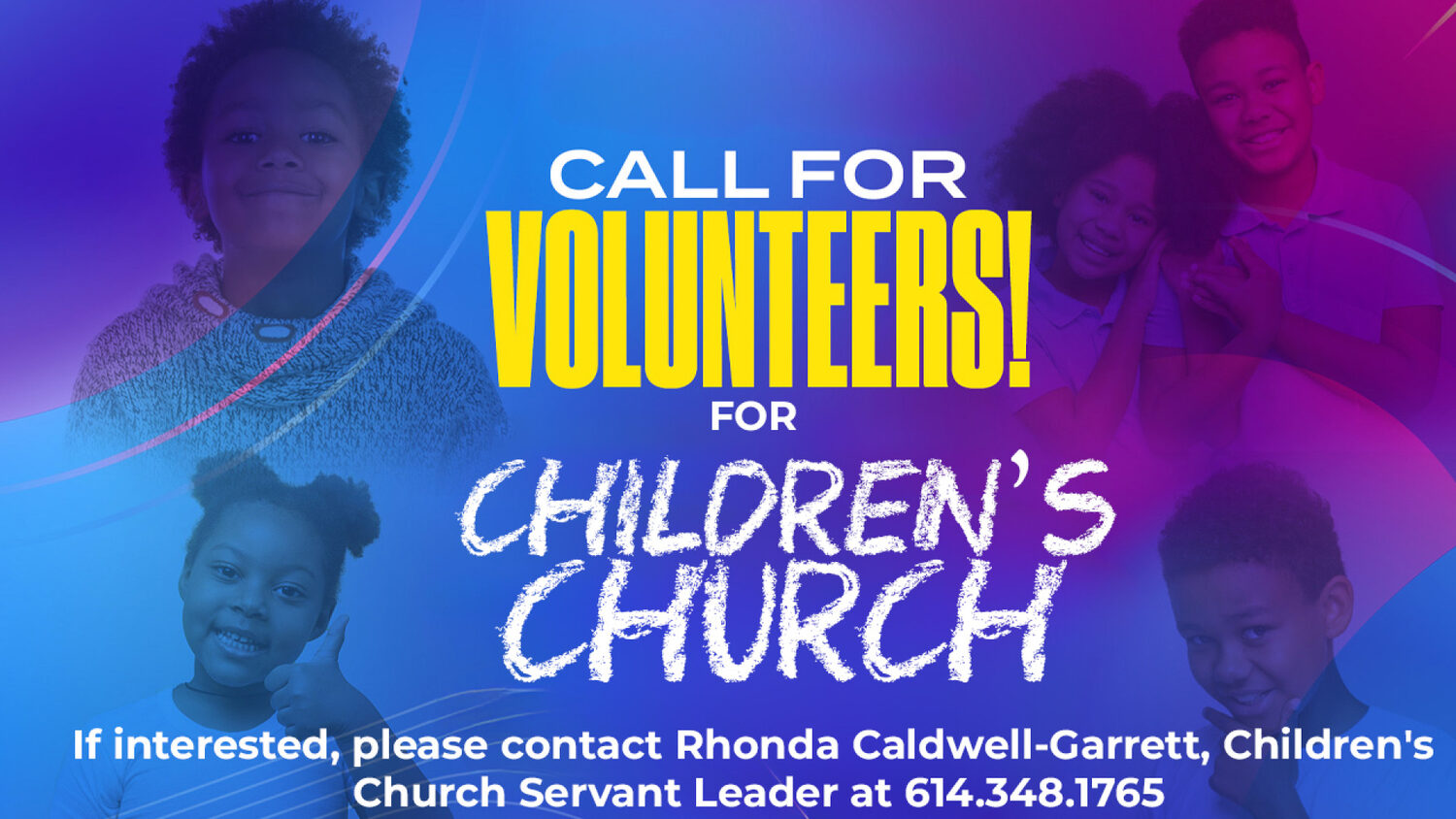 Call For Volunteers