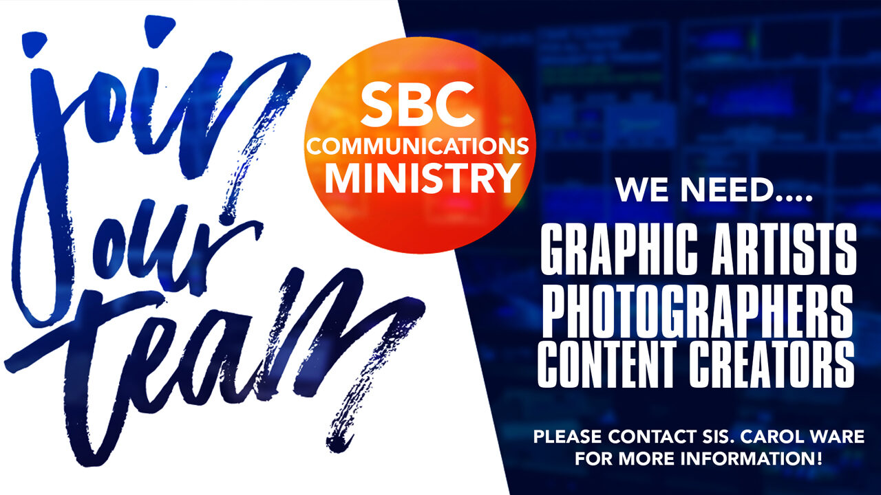 SBC - Communication Ministry : Join our Team